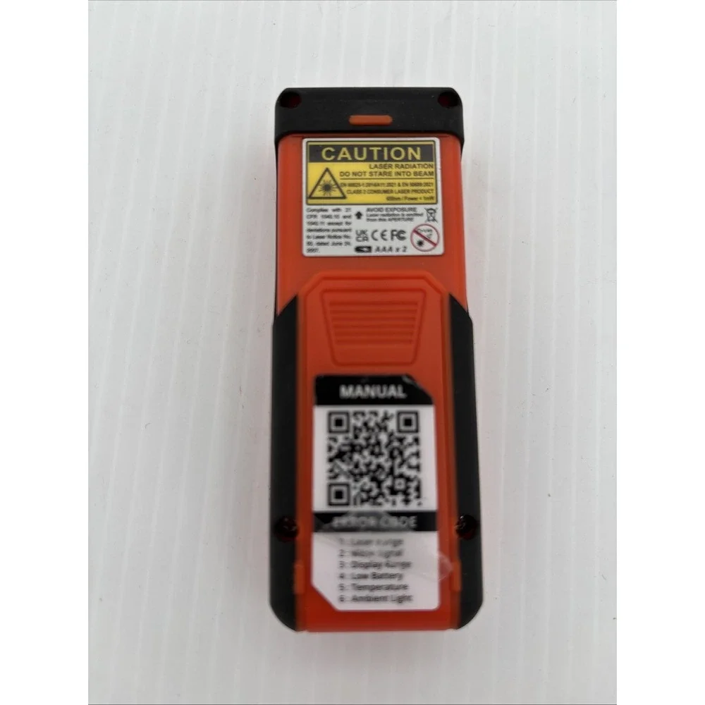 Johnson LDM85 ABS Orange Indoor/Outdoor 85 ft. Laser Distance Meter